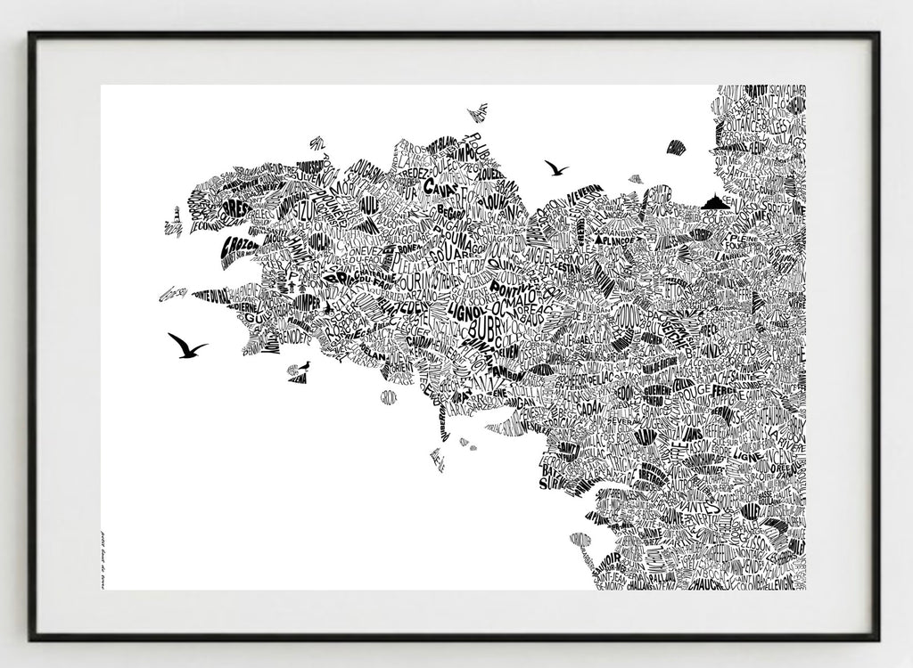 Bretagne               70 X 50 cms