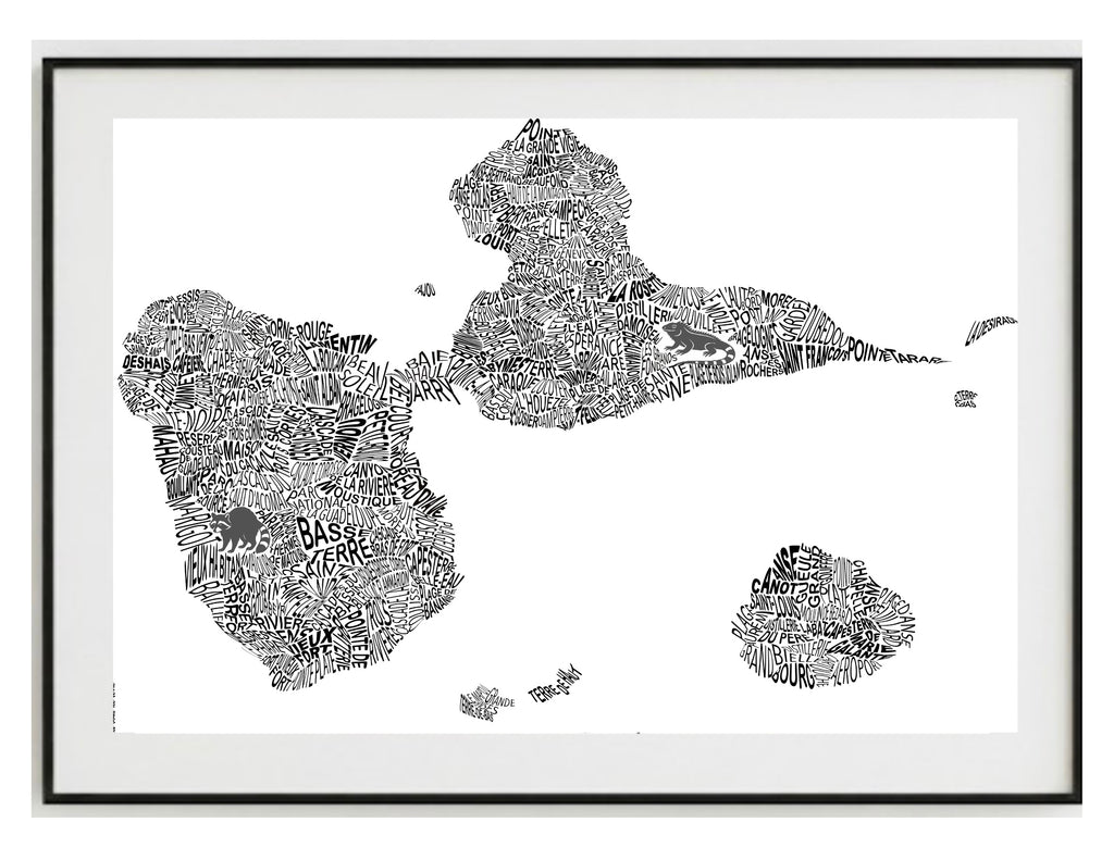 Guadeloupe         70 X 50 cms