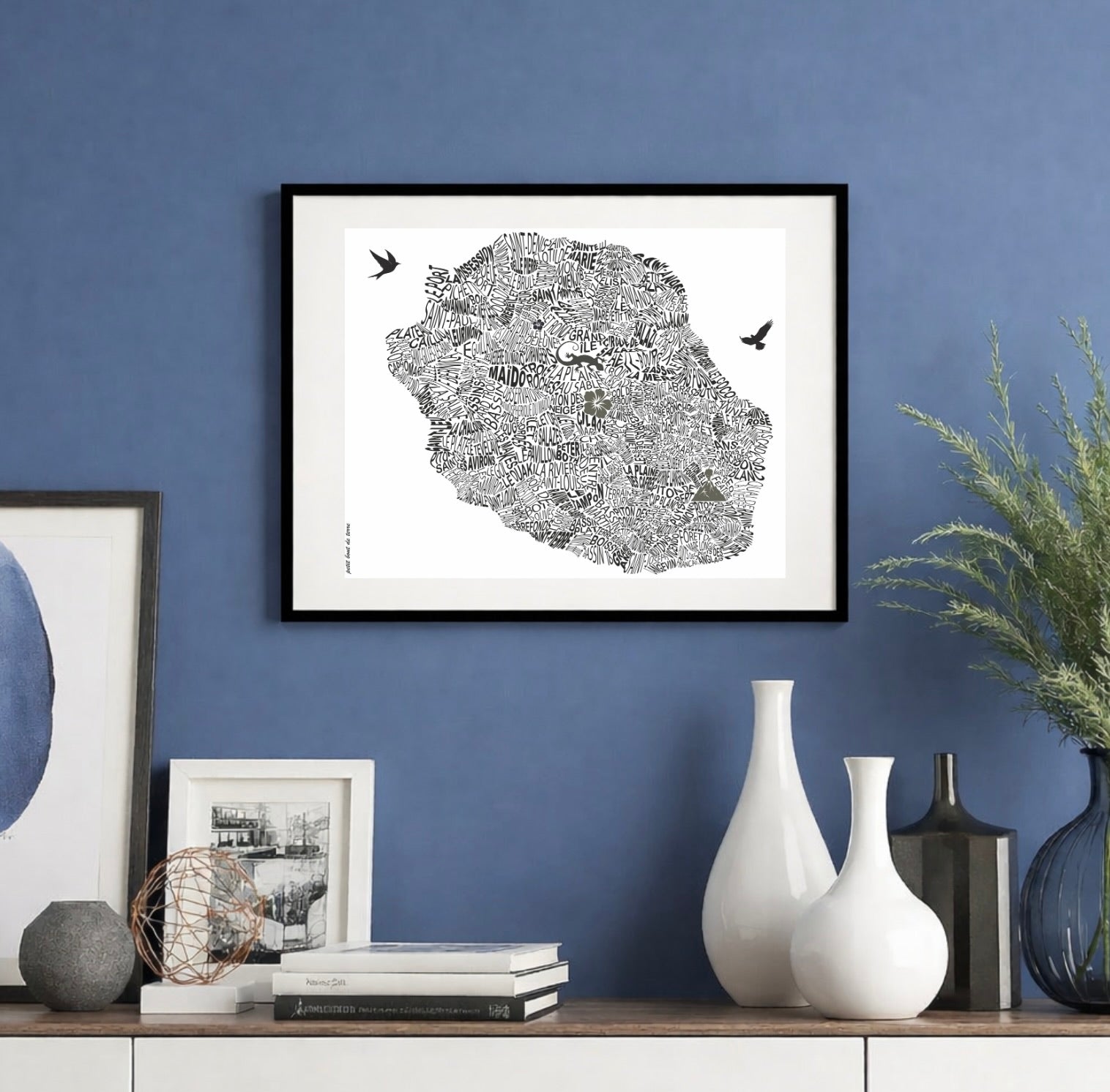 La Réunion                                          50 X 40 cms