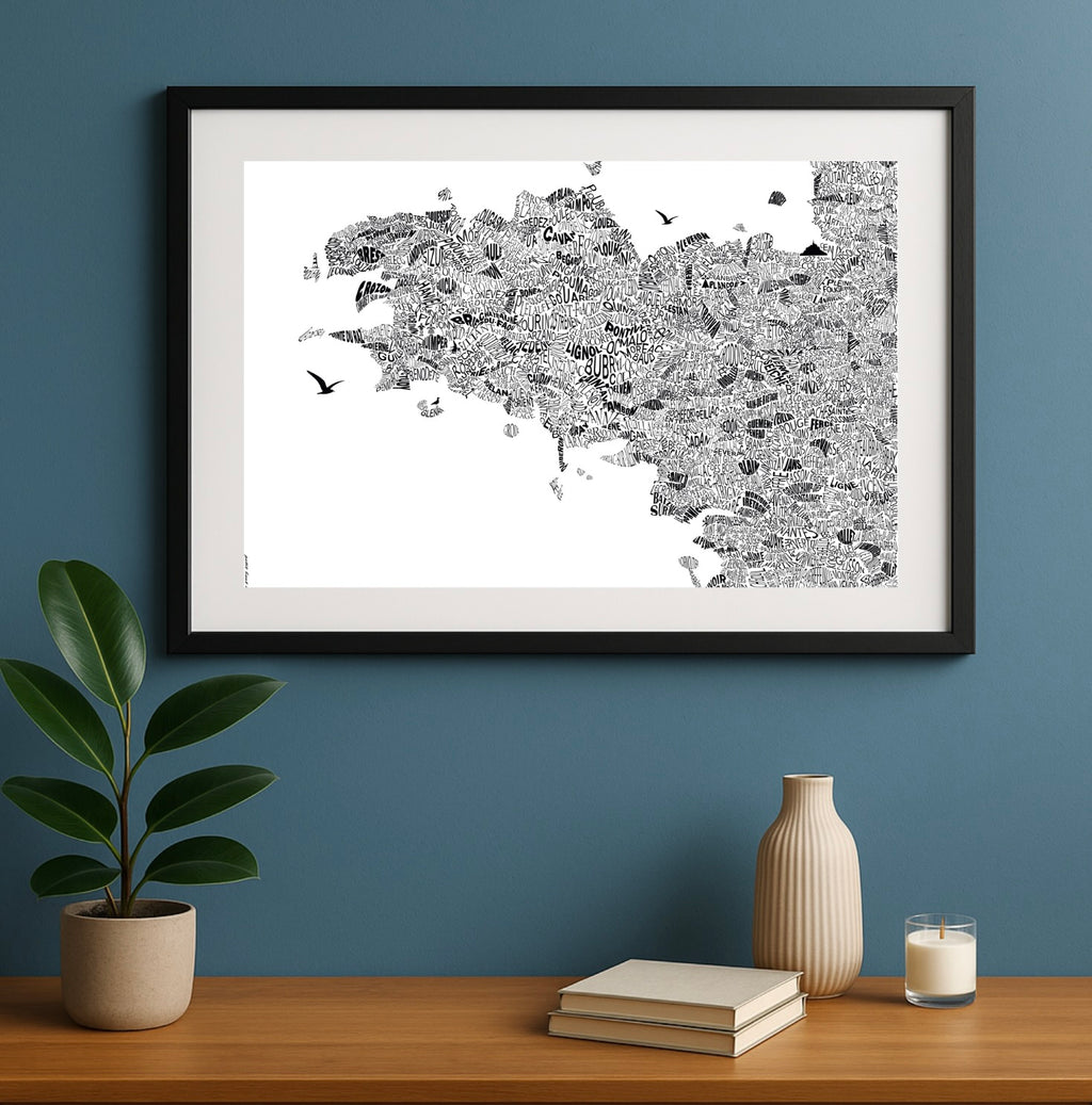 Bretagne               70 X 50 cms