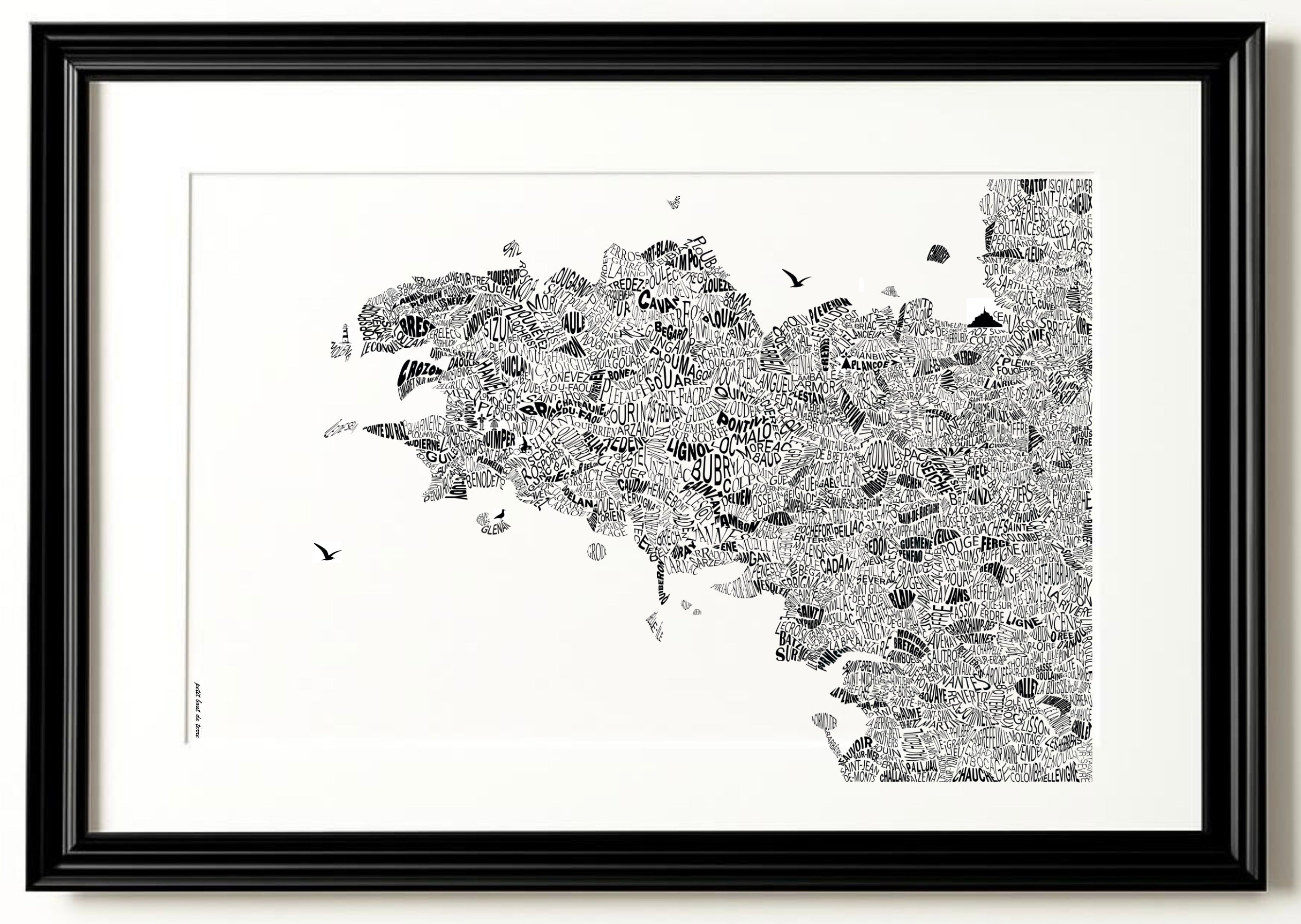 Bretagne               70 X 50 cms